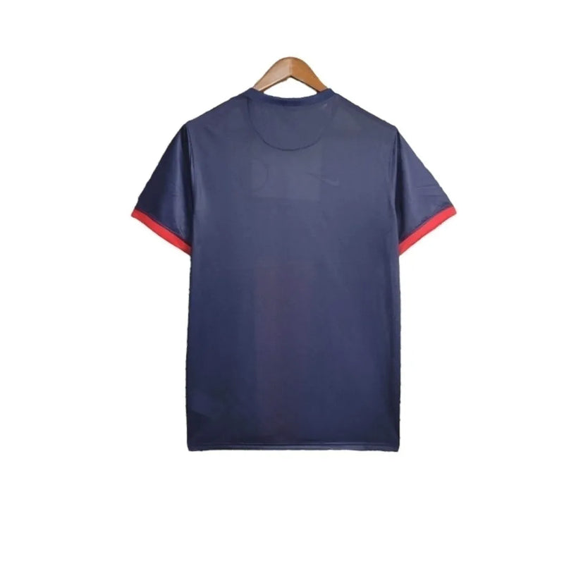 Camisa Retrô Paris Saint-Germain I 2013/2014 - Masculina Nike - Azul com detalhes em vermelho e branco