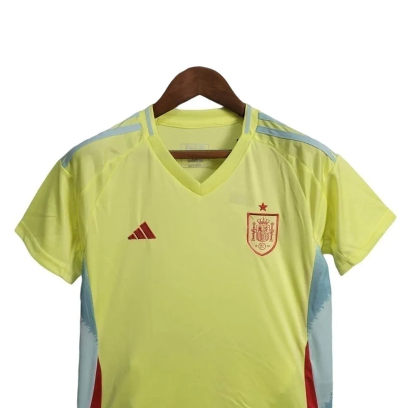 Kit Infantil Colombia II 24/25 - Adidas - Amarelo com detalhes em cinza e vermelho