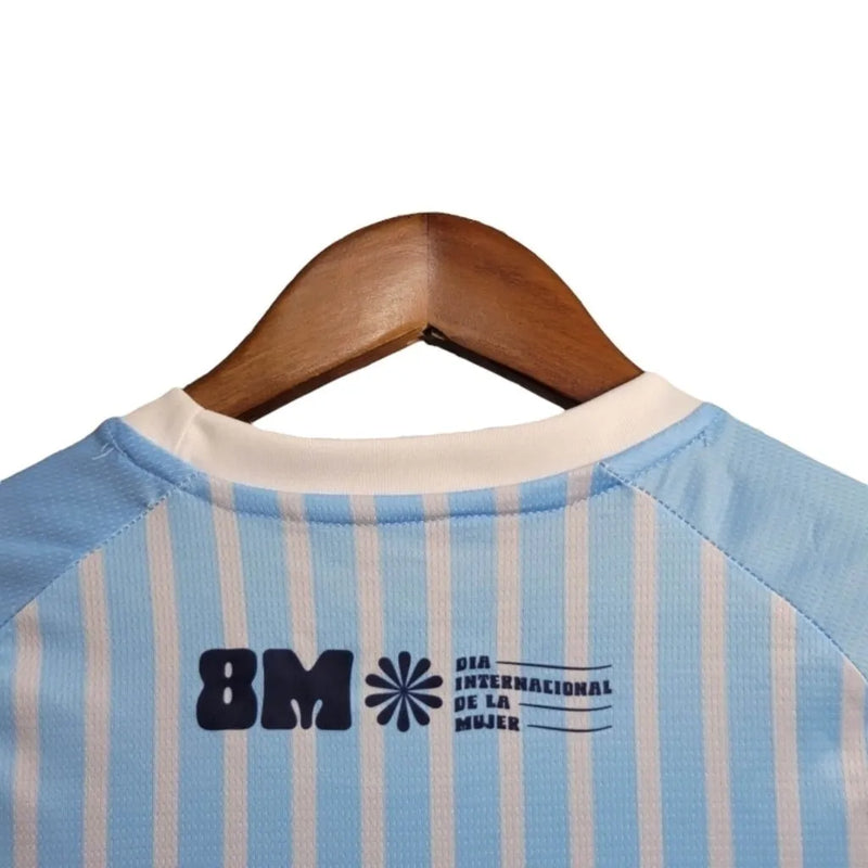 Kit Infantil Seleção do Uruguai I 24/25 - Azul e branco