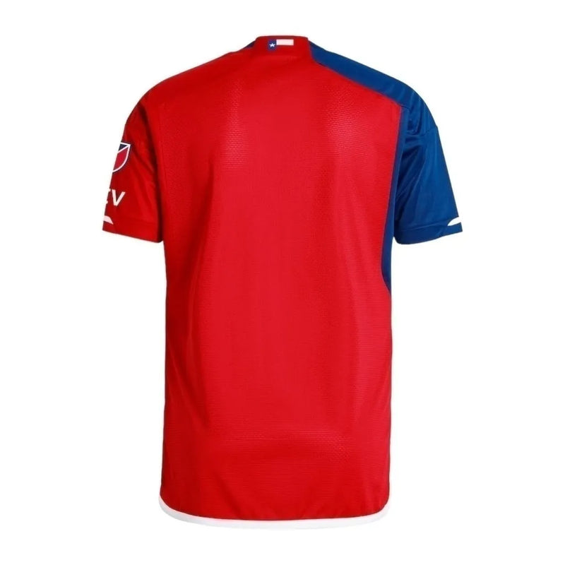 Camisa FC Dallas I 24/25 - Torcedor Adidas Masculina - Vermelha com detalhes em azul