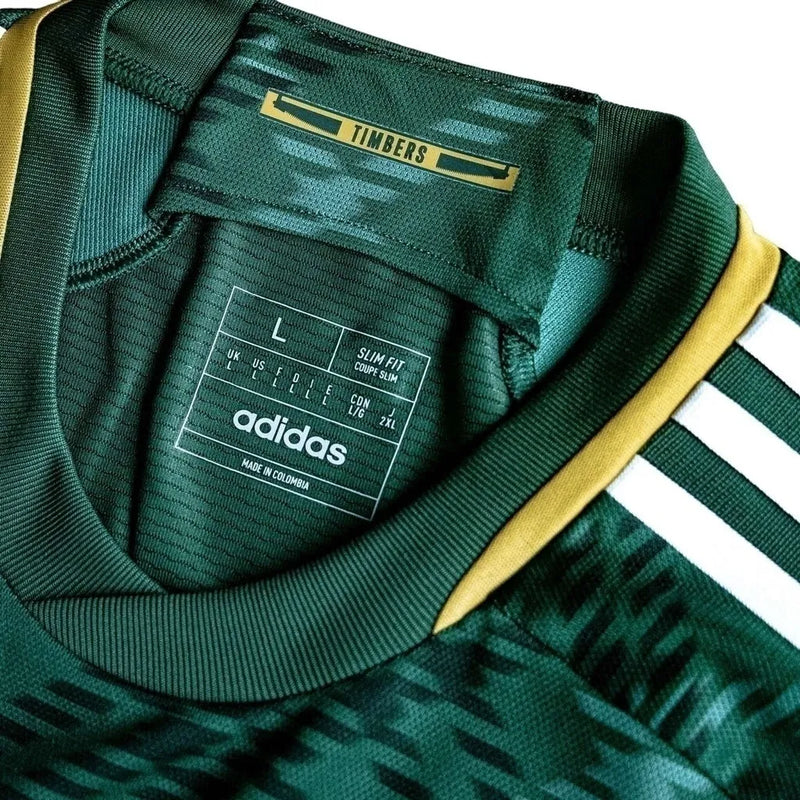 Camisa Portland Timbers I 24/25 - Torcedor Adidas Masculina - Verde com detalhes em branco e dourado