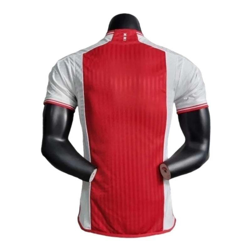 Camisa Ajax I 23/24 - Jogador Adidas Masculina - Vermelha e branca