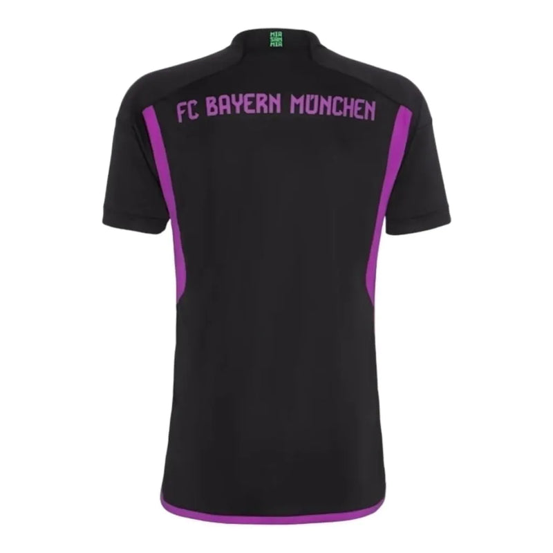 Camisa Bayern de Munique II 23/24 - Torcedor Adidas Feminina - Preta com detalhes em branco e roxo