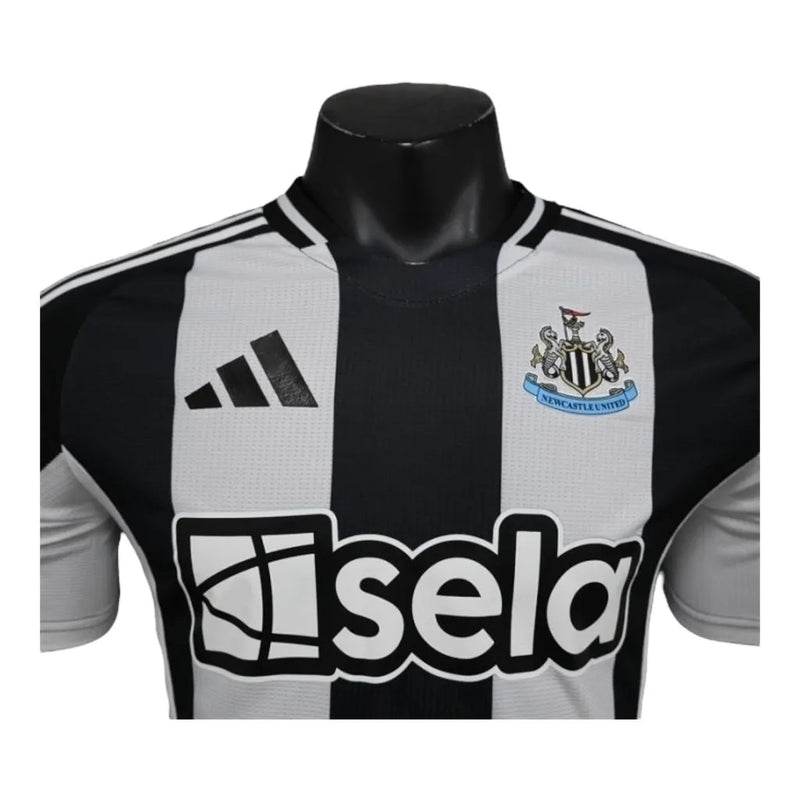 Camisa Newcastle I 24/25 - Jogador Adidas Masculina - Preta e branca