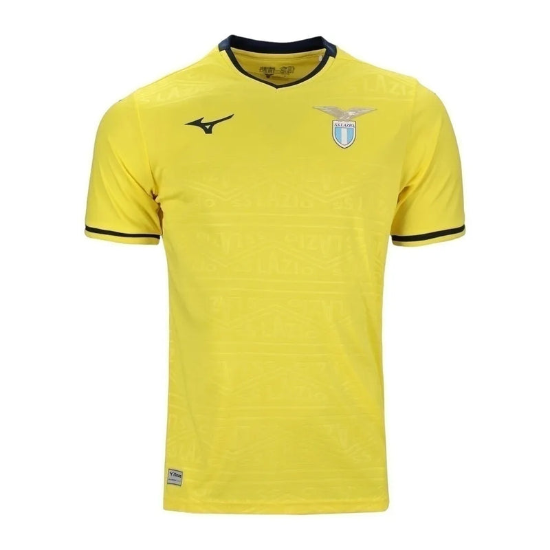 Camisa Lazio II 24/25 - Torcedor Mizuno Masculina - Amarela