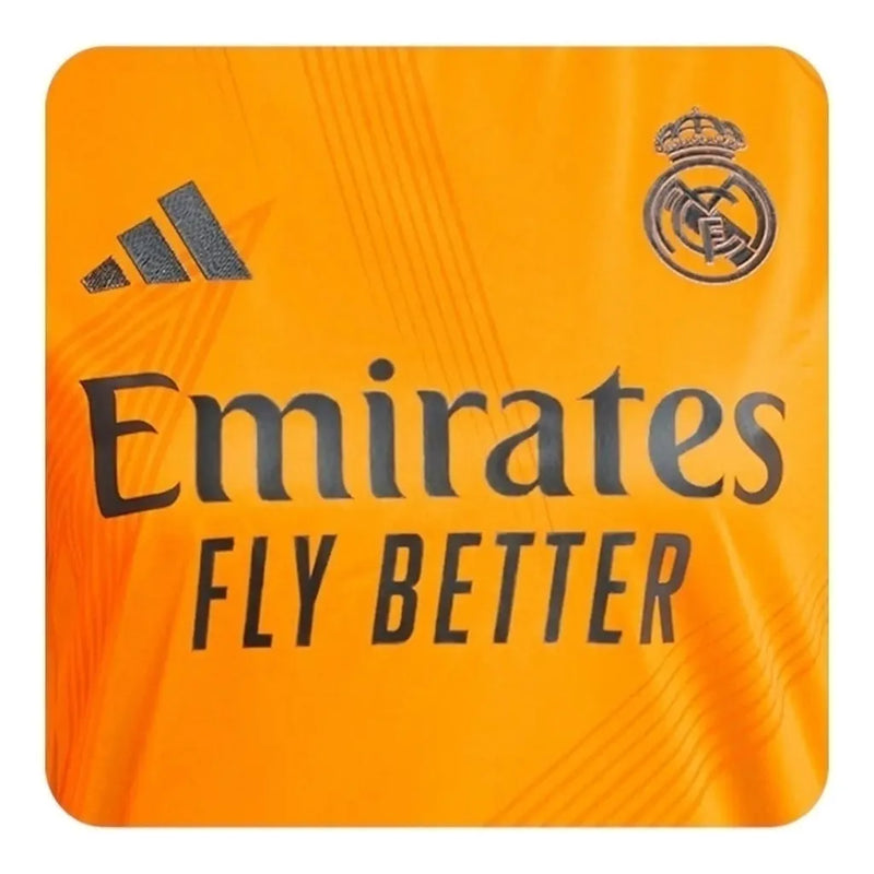 Camisa Real Madrid II 24/25 - Torcedor Adidas Feminina - Laranja