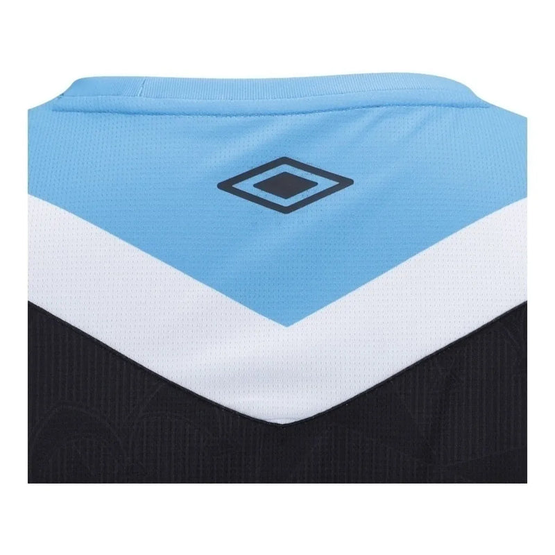 Camisa Grêmio III 24/25 - Torcedor Umbro Masculina - Preta com detalhes em azul e branco