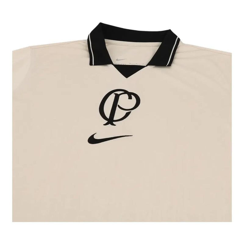 Camisa Corinthians Fourth 23/24 - Torcedor Nike Masculina - Bege com detalhes em preto