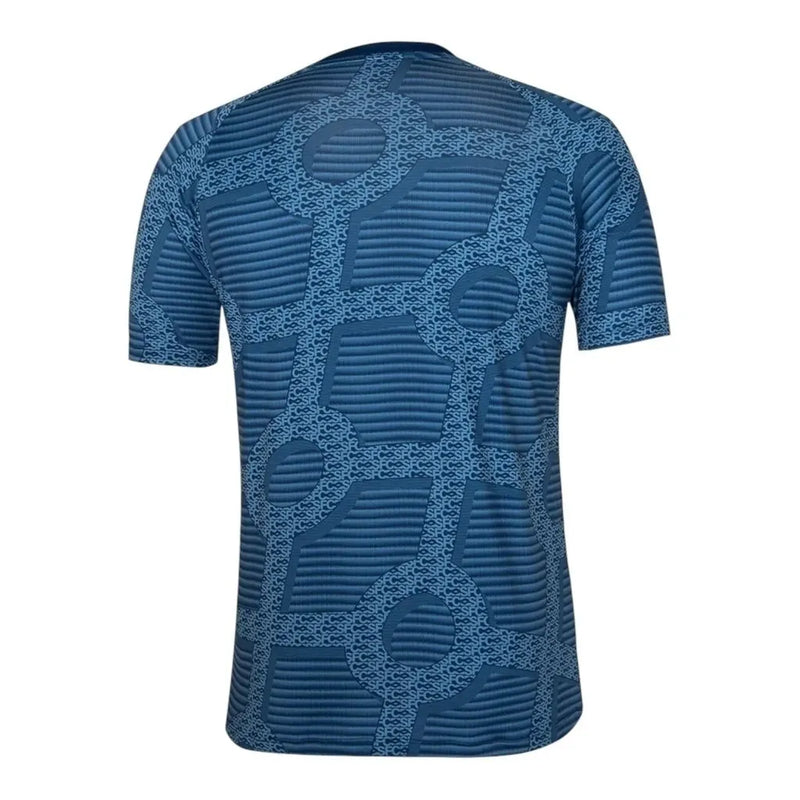 Camisa Santos Pré-jogo 24/25 - Torcedor Umbro Masculina - Azul