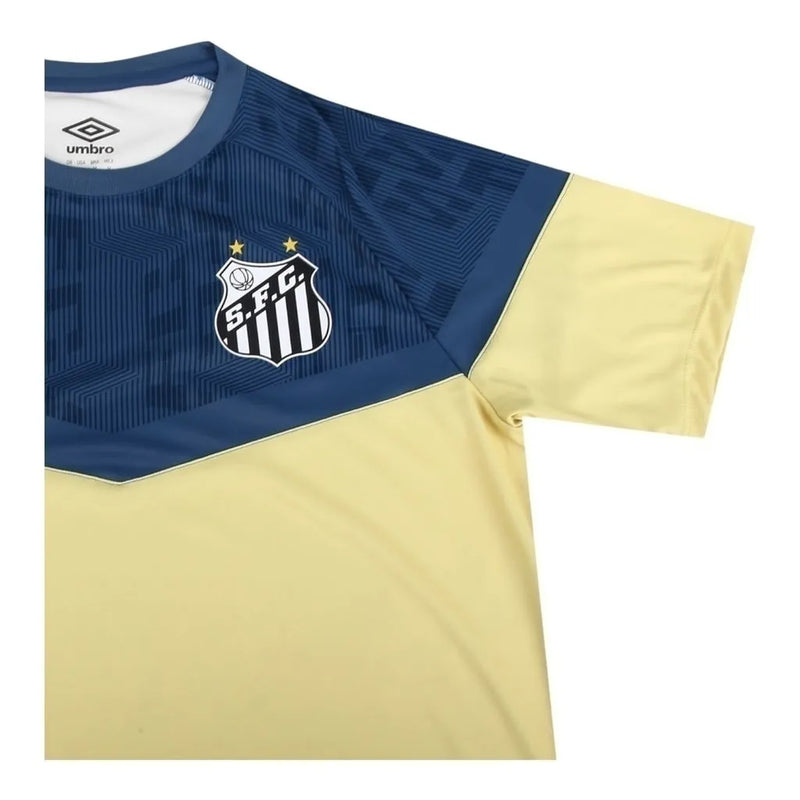 Camisa Santos Treino 23/24 - Torcedor Umbro Masculina - Amarela e azul