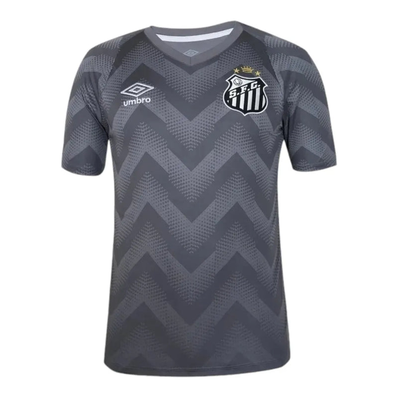 Camisa Santos Goleiro III 24/25 - Torcedor Umbro Masculina - Cinza