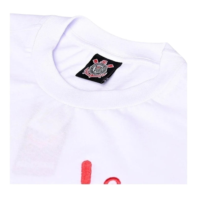 Camisa Retrô Corinthians Basílio 1979 - Masculina - Branca