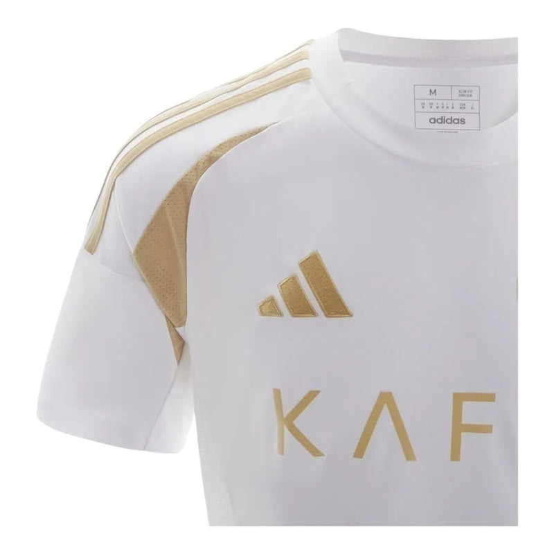 Camisa Al-Nassr III 24/25 - Torcedor Adidas Masculina - Branca com detalhes em dourado