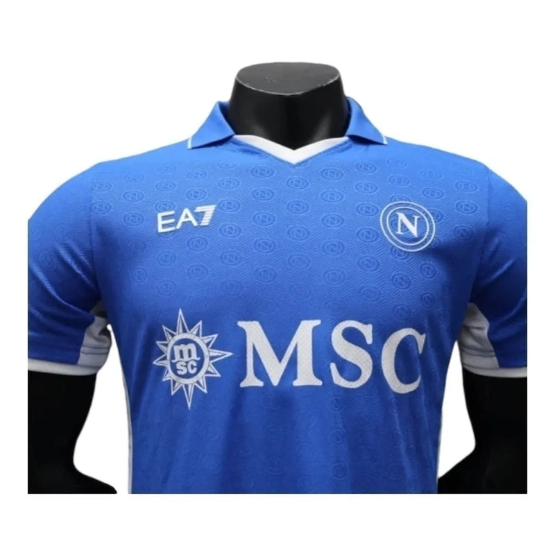 Camisa Napoli I 24/25 - Jogador EA7 Masculina - Azul