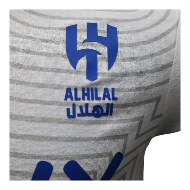 Camisa Al-Hilal II 24/25 - Jogador Puma Masculina - Branca com detalhes em azul e cinza