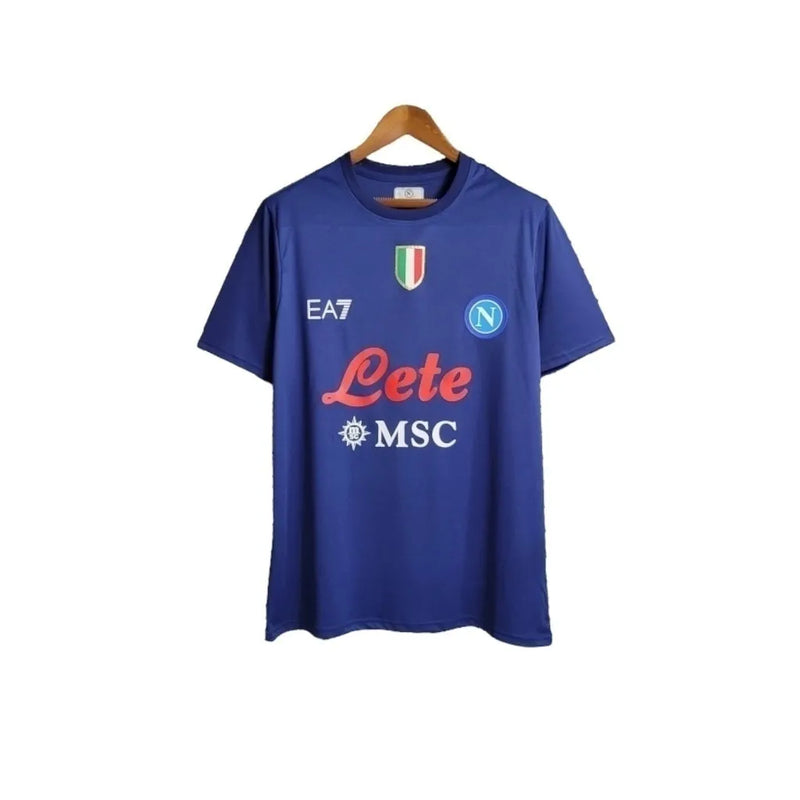 Camisa Napoli Treino 23/24 - Torcedor EA7 Masculina - Azul