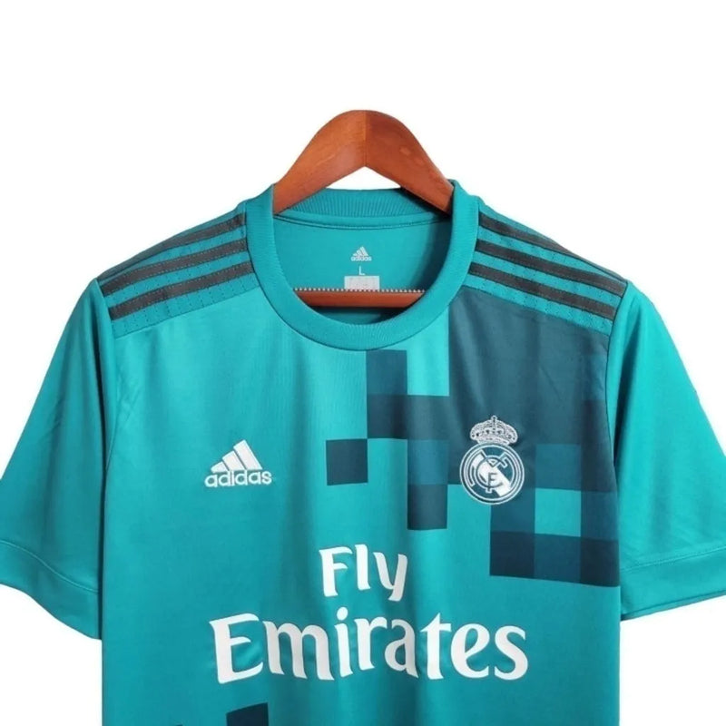 Camisa Retrô Real Madrid I 17/18 - Masculina Adidas - Verde