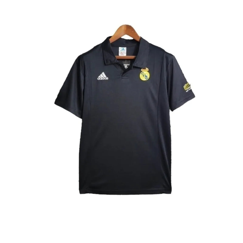 Camisa Retrô Edição Champions League Real Madrid 02/03 - Masculina Adidas - Preta