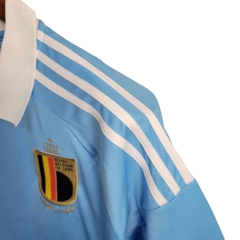 Camisa Bélgica I 24/25 - Torcedor Adidas Masculina - Azul com detalhes em branco