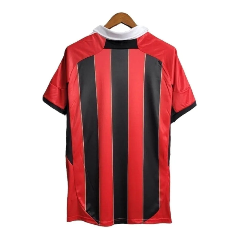 Camisa Retrô AC Milan I 2012/2013 - Masculina Adidas - Vermelha e preta com detalhes em branco e verde