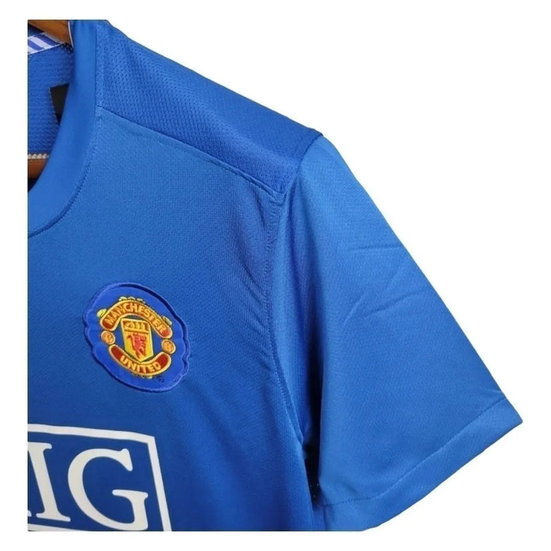 Camisa Retrô Manchester United II 2008/2009 - Masculina Adidas - Azul