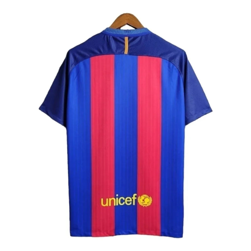 Camisa Retrô Barcelona I 16/17 - Masculina Nike - Azul e vermelha