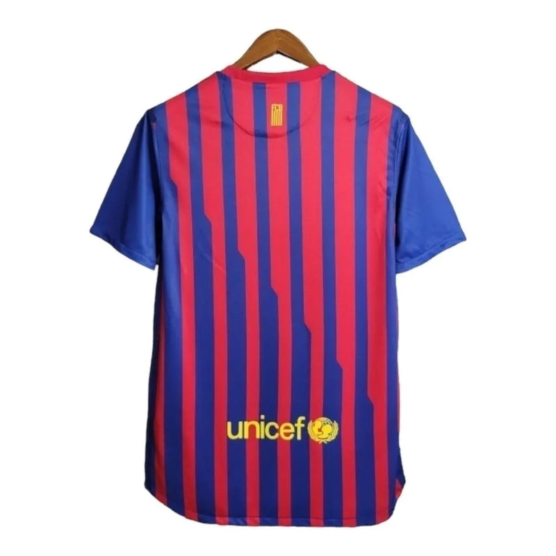 Camisa Retrô Barcelona I 11/12 - Masculina Nike - Azul e vermelha