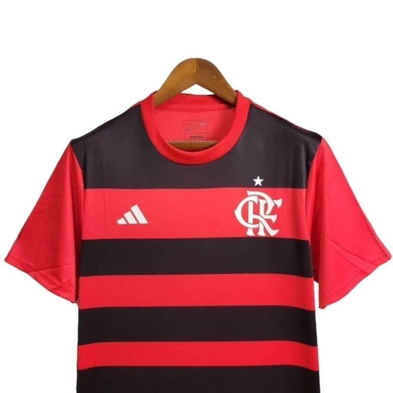 Camisa Flamengo Edição Especial 24/25 - Torcedor Adidas Masculina - Vermelha com detalhes em preto