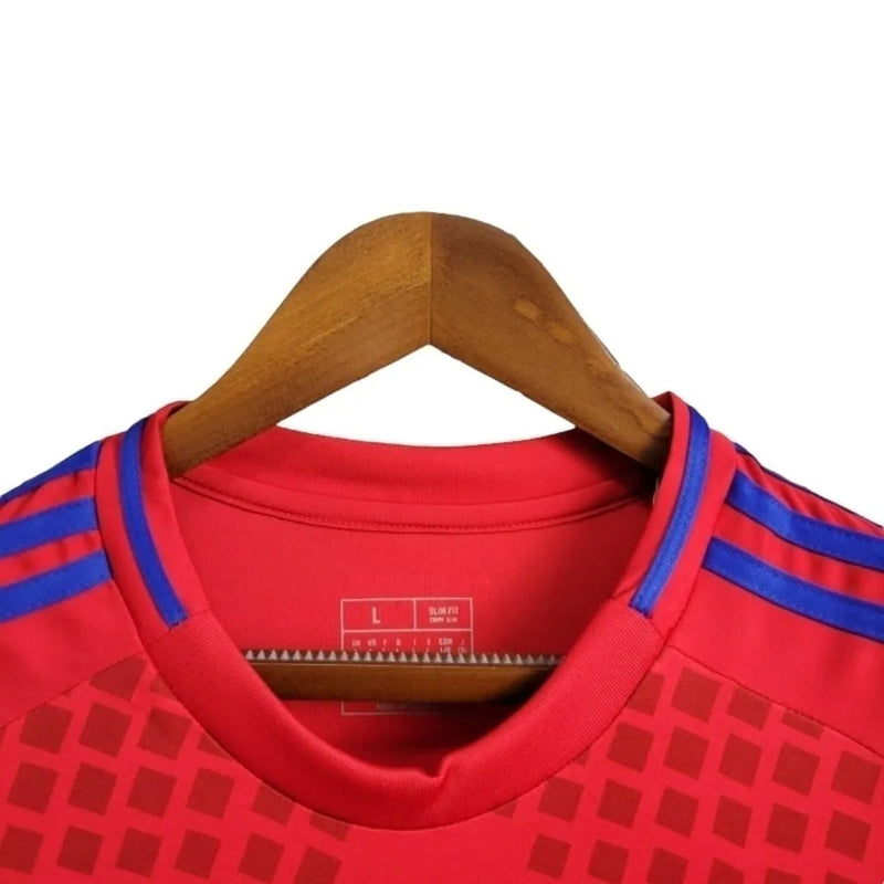 Camisa Seleção do Chile I 24/25 - Torcedor Adidas Masculina - Vermelha