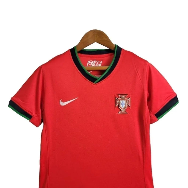 Camisa Seleção de Portugal I 24/25 - Torcedor Nike Feminina - Vermelha