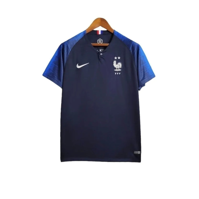 Camisa Retrô Seleção da França Copa do Mundo I 2018 - Masculina Nike - Azul