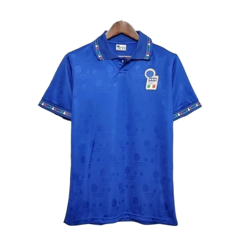 Camisa Retrô Seleção da Itália I 1994 - Diadora Masculina - Azul