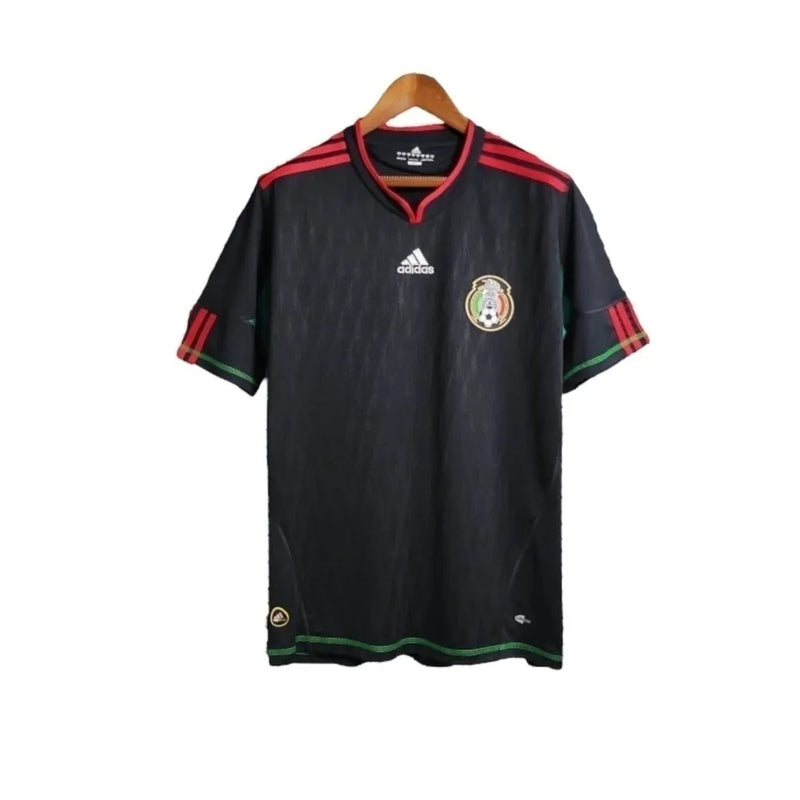 Camisa Retrô Seleção da México 2010 - Adidas Masculina - Preta