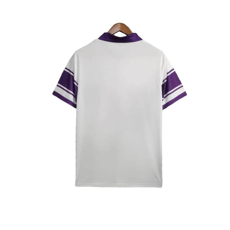 Camisa Retrô Fiorentina II 1984/1985 - Masculina Ennere - Branca com detalhes em roxo