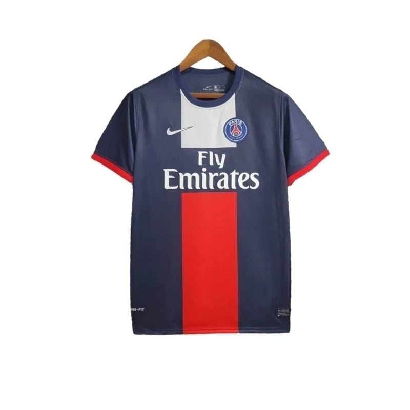 Camisa Retrô Paris Saint-Germain I 2013/2014 - Masculina Nike - Azul com detalhes em vermelho e branco