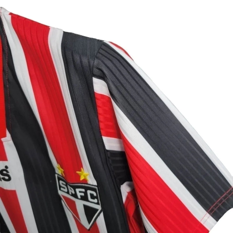 Camisa Retrô São Paulo II 1997 - Adidas Masculina - Vermelha e preta