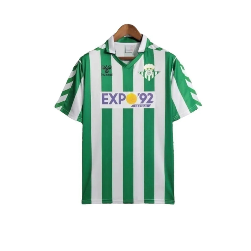 Camisa Retrô Real Betis 1988/1989 - Hummel Masculina - Verde e branca