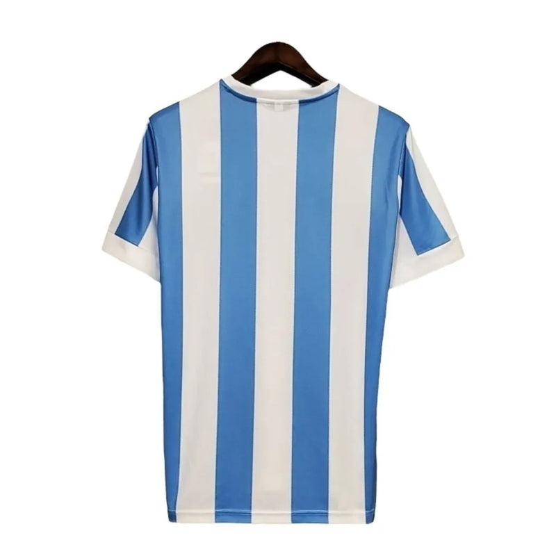 Camisa Retrô Seleção da Argentina I 1978 - Masculina Adidas - Branca com detalhes em azul