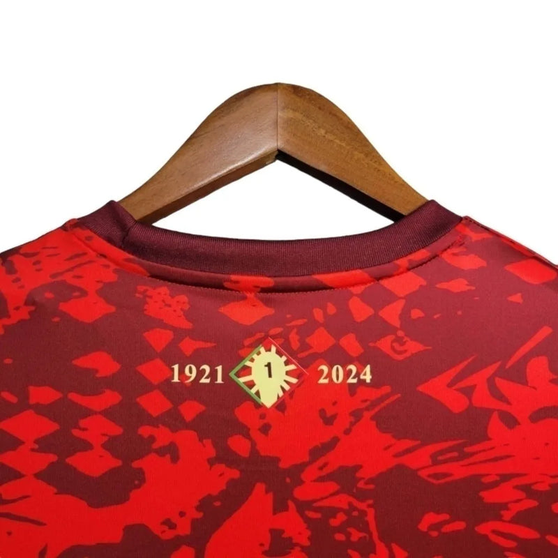 Camisa Seleção de Portugal Edição especial 24/25 - Torcedor Nike Masculina - Vermelha com detalhes em verde