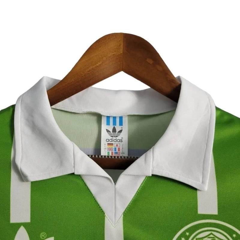 Camisa Retrô Palmeiras I 1992/1993 - Masculina Adidas - Verde com listras em branco