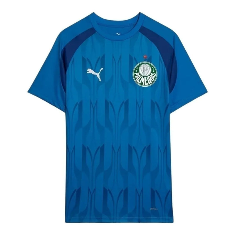 Camisa Palmeiras Pré-jogo 24/25 - Torcedor Puma Masculina - Azul