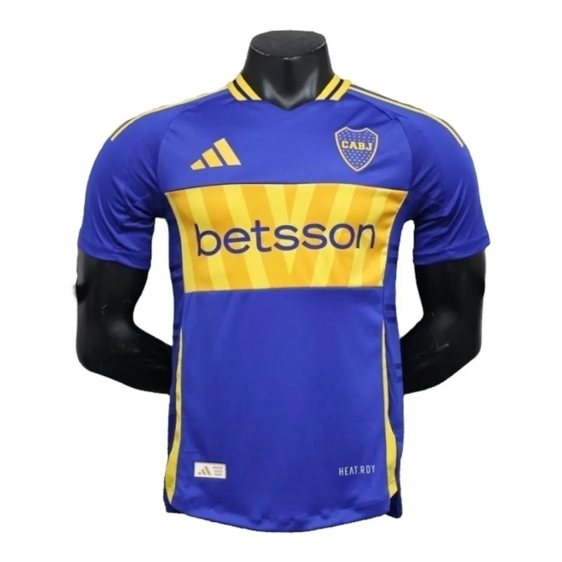 Camisa Boca Juniors I 24/25 - Jogador Adidas Masculina - Azul com detalhes em amarelo