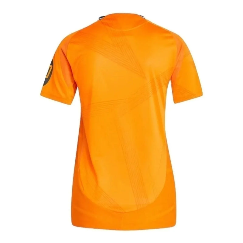 Camisa Real Madrid II 24/25 - Torcedor Adidas Feminina - Laranja