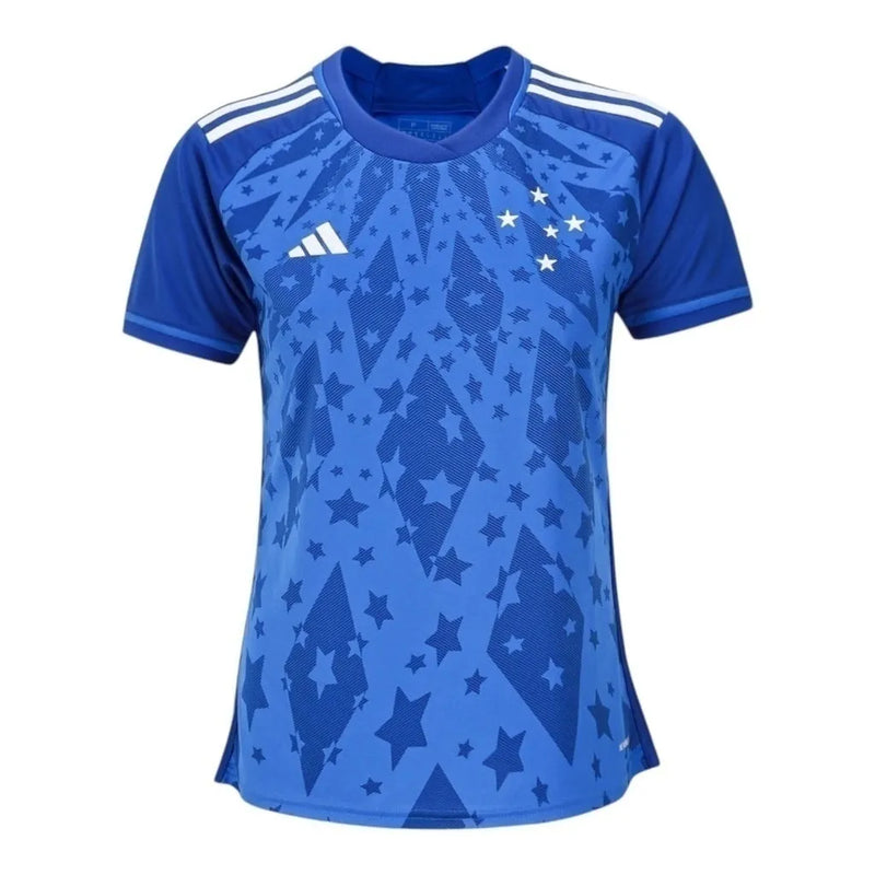 Camisa Cruzeiro I 24/25 - Torcedor Adidas Feminina - Azul