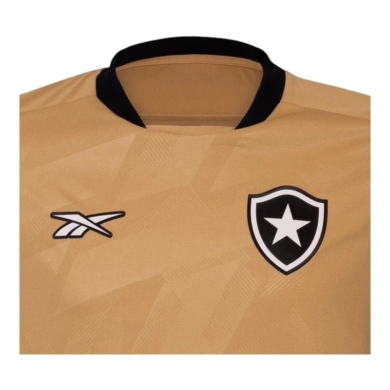 Camisa Botafogo Goleiro 24/25 - Torcedor Reebok Masculina - Marrom com detalhes em preto