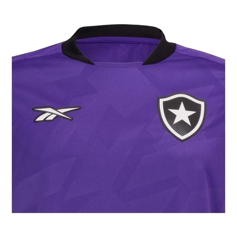 Camisa Botafogo Goleiro 24/25 - Torcedor Reebok Masculina - Roxo com detalhes em preto