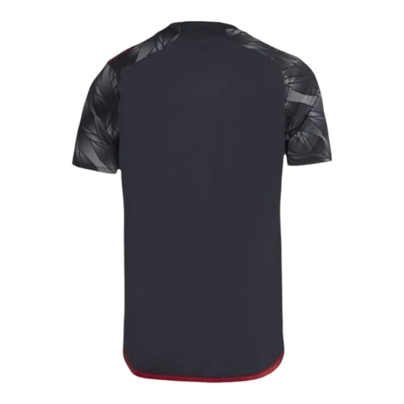 Camisa Flamengo III 24/25 - Torcedor Adidas Masculina - Preta com detalhes em cinza e vermelho