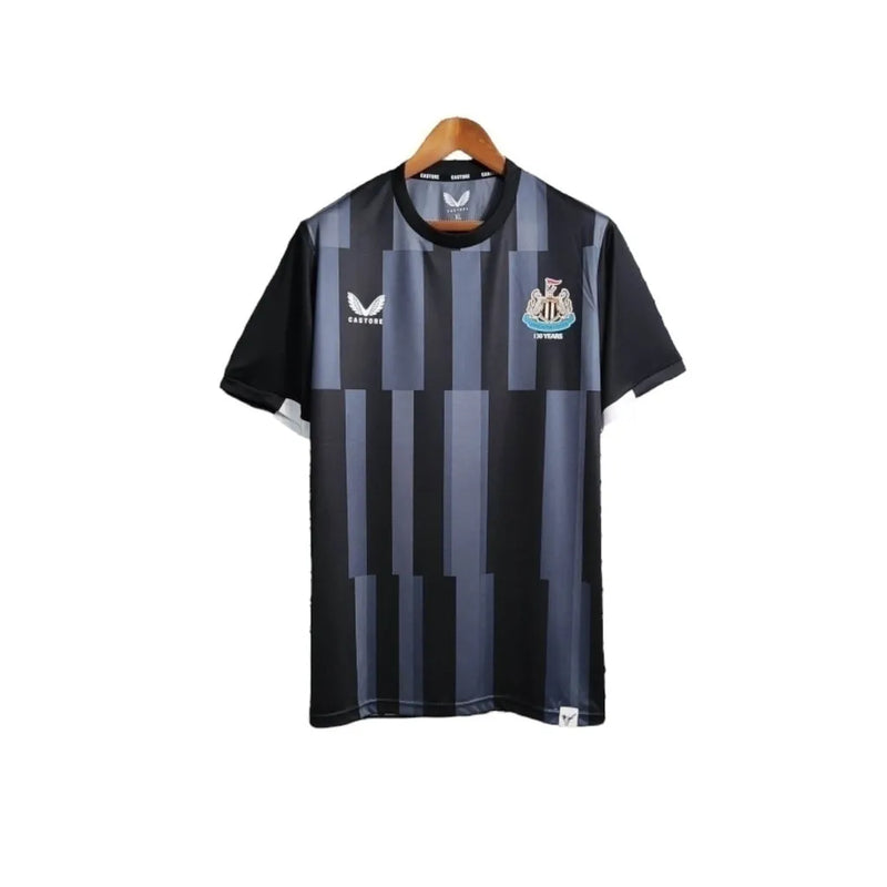 Camisa Newcastle Treino II 23/24 - Torcedor Castore Masculina - Preta com detalhes em cinza