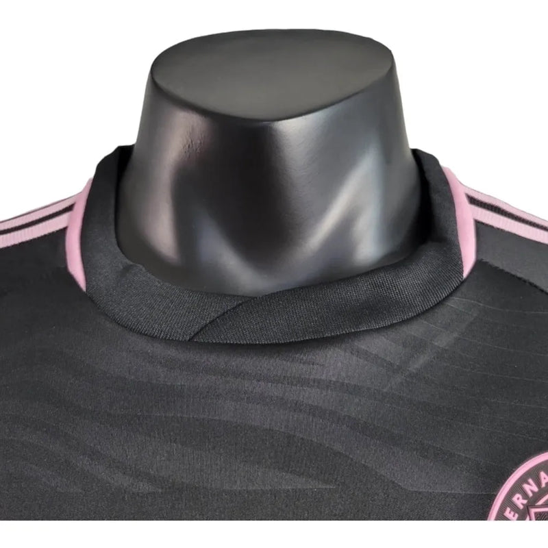 Camisa Inter Miami I 24/25 - Jogador Adidas Masculina - Preta com detalhes em rosa