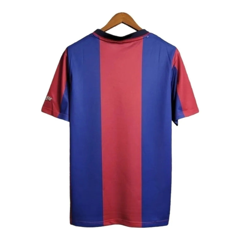 Camisa Retrô Barcelona I 98/99 - Masculina Nike - Azul e vermelha